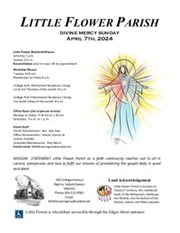 Divine Mercy - 2nd Sunday B (2024)
