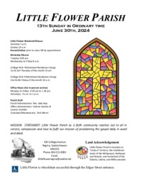 13th Sunday in ordinary time B (2024)