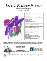 1st Sunday of Lent 