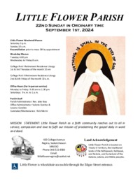 22nd Sunday in ordinary time B (2024)