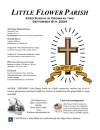23rd Sunday in ordinary time B (2024)