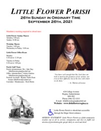 26th Sunday in Ordinary Time