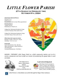 27th Sunday in ordinary time B (2024)