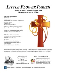 32nd Sunday in Ordinary Time 2024