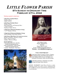 Eighth Sunday in Ordinary Time