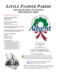 Second Sunday of Advent
