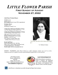 First Sunday of Advent