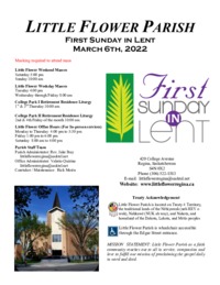 First Sunday in Lent