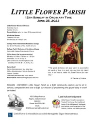 Ordinary Time 12th Sunday - A (2023)