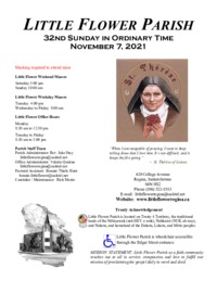 32nd Sunday in Ordinary Time