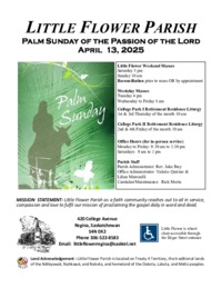 Palm Sunday - C 